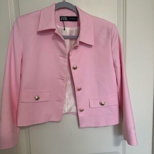Zara Light Pink Women's Blazer